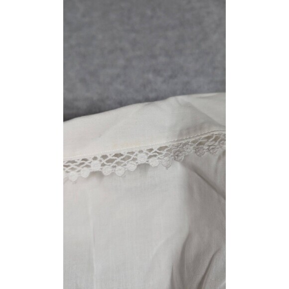 Be Blumarine Women Dress Size 10 Crochet Fringe Cutout Long Sleeve Delicate - Picture 6 of 11